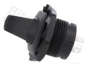 Toggle switch flat black double pole on/off DPDT 